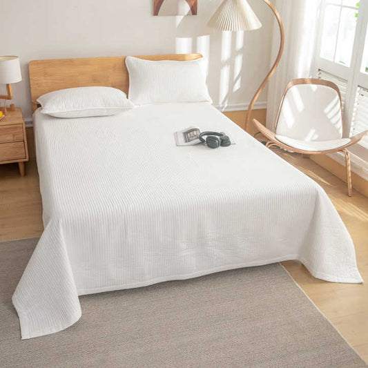 Thick Set 3 Grey White Antibacterial Bed Sheet 2