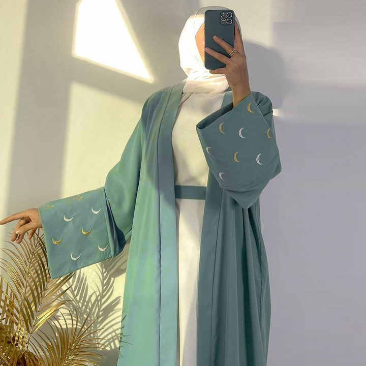 Women's colorful abaya