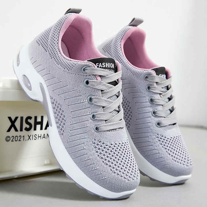 Breathable Mesh Women's Shoes -حذاء رياضي نسائي