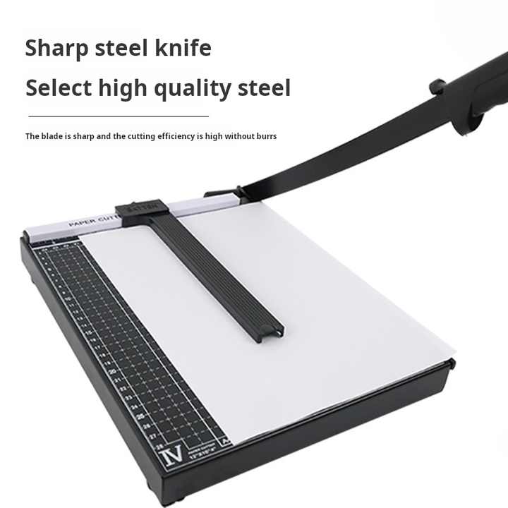 Paper Cutter and Metal Base - وقاطع التكديس