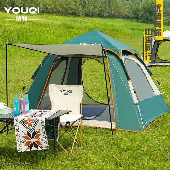Outdoor Camping and Mountaineering Equipment HIKING Green Waterproof Tent