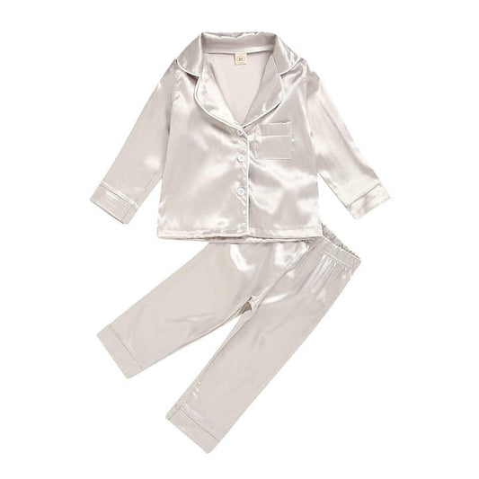 بيجامات نوم الاطفال حرير -Children's silk pajamas