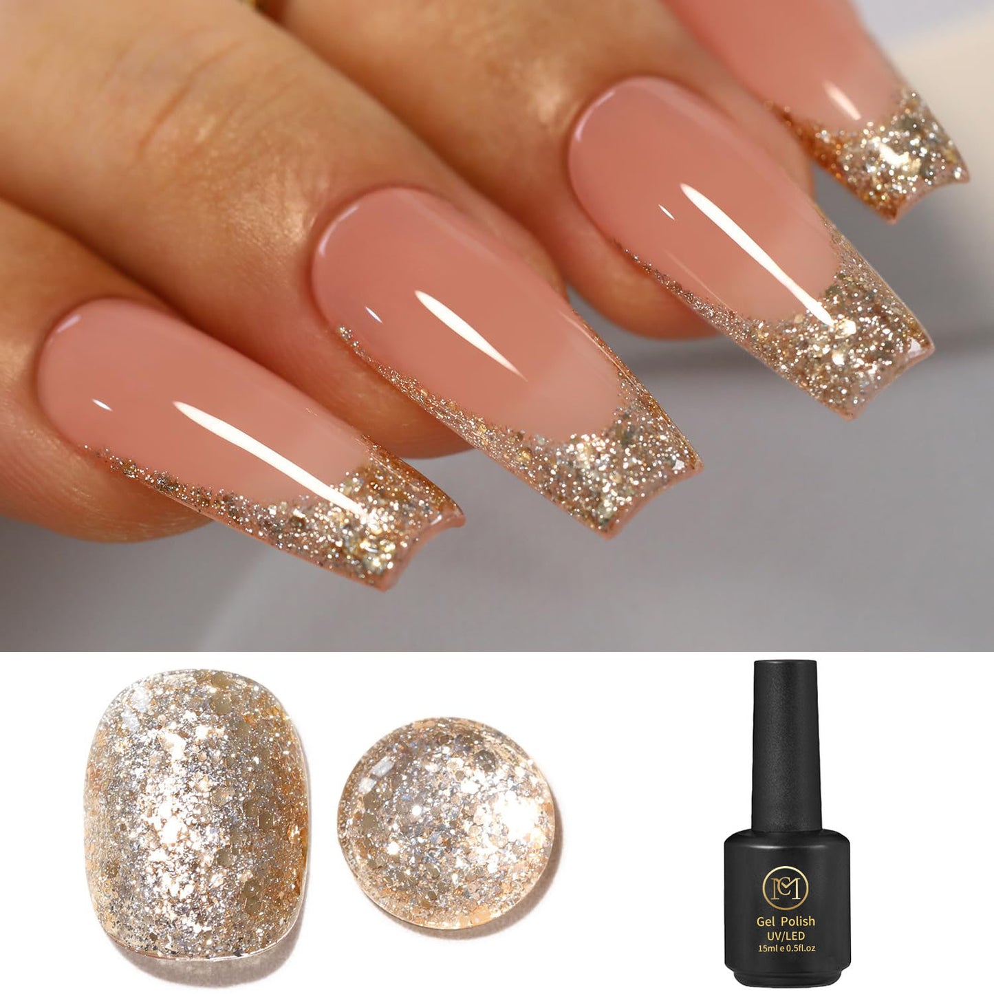 طلاء أظافر لامع عاكس