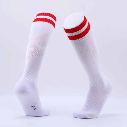 Sustainable knee-high football socks made of polyester cotton Breathable and portable Foldable Design