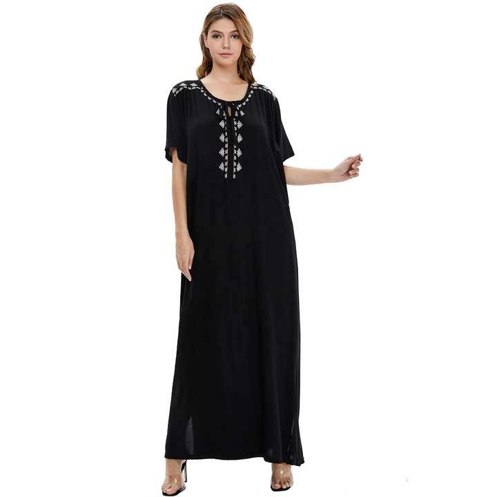 Muslim Kaftan Nighty for Ladies Dubai-قفطان إسلامي للنساء