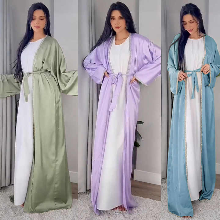 عباية ملونة اسلامية