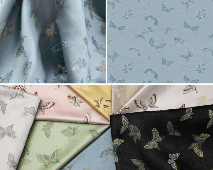 Material for Clothing and Home Decorationsقماش جاكار صيني جديد مصنوع من البوليستر