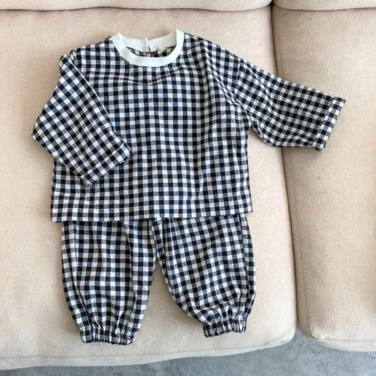 Children's clothing special thick cotton winter 2-piece set girls' sleepwear boys' pajamas children's new design homefit fabric