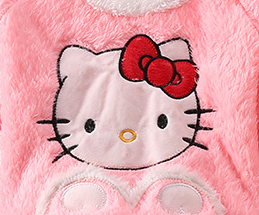 Girls' winter pajamas