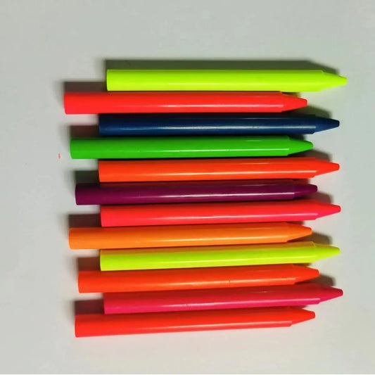 Set Fluorescent Wax for Kids' Painting