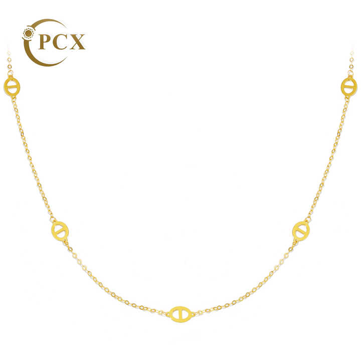 gold necklace