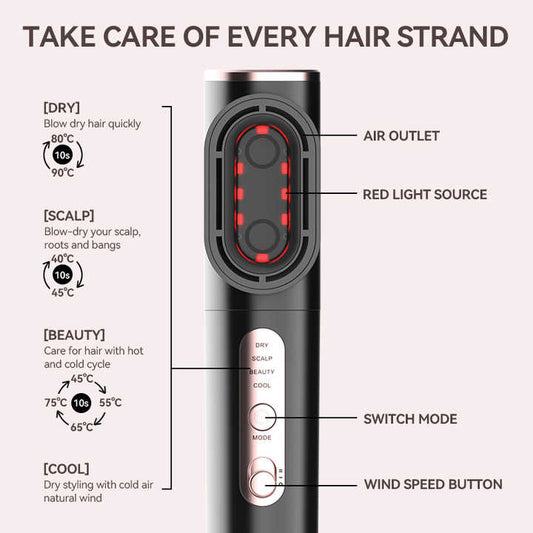 Speed Hair Dryer Straightener