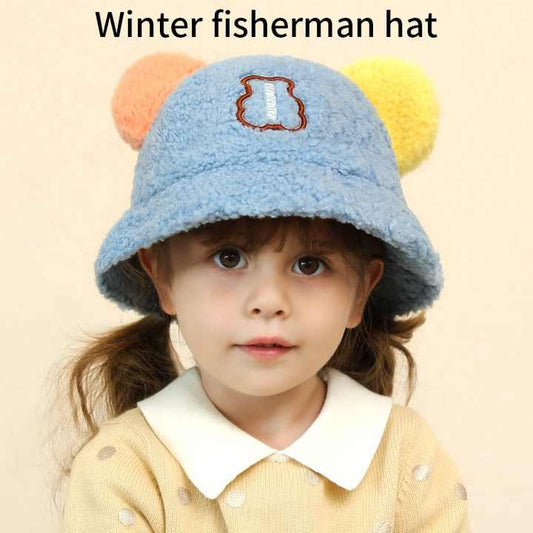 قبعات اطفال بحافة الأطفال