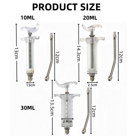Hand Feeding Syringe Animal Feed Dispenser Veterinary.