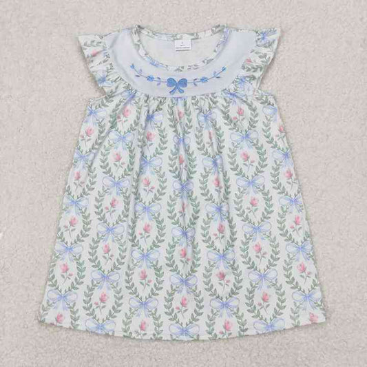 Piece Clothes- Girls' Short-Sleeved Dress