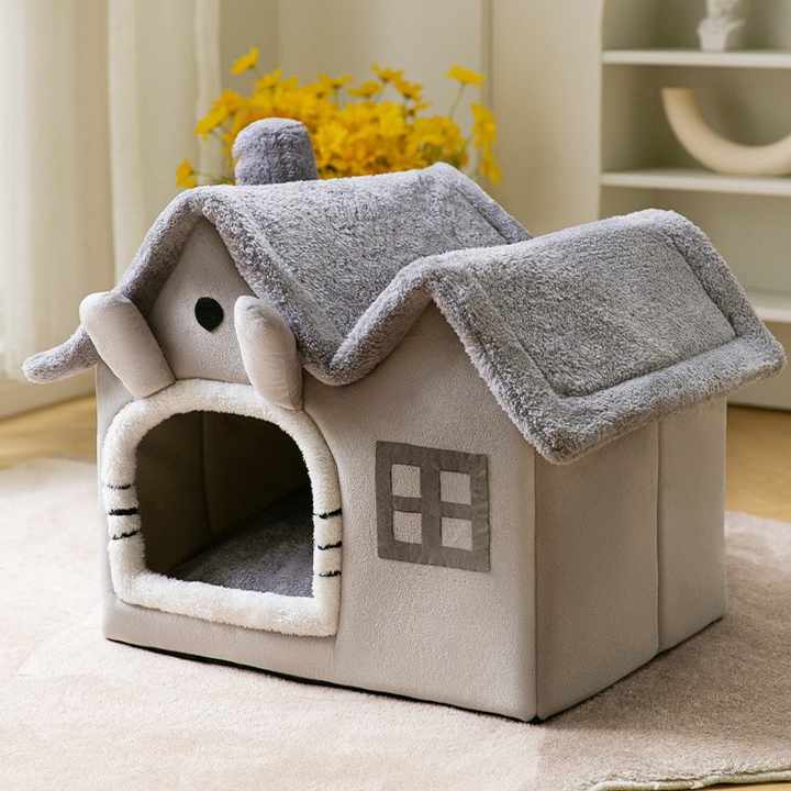 Small Dog & Cat House Winter Warm -بيت للكلاب