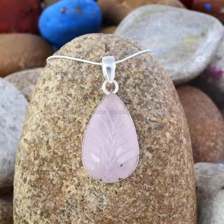 natural silver necklace