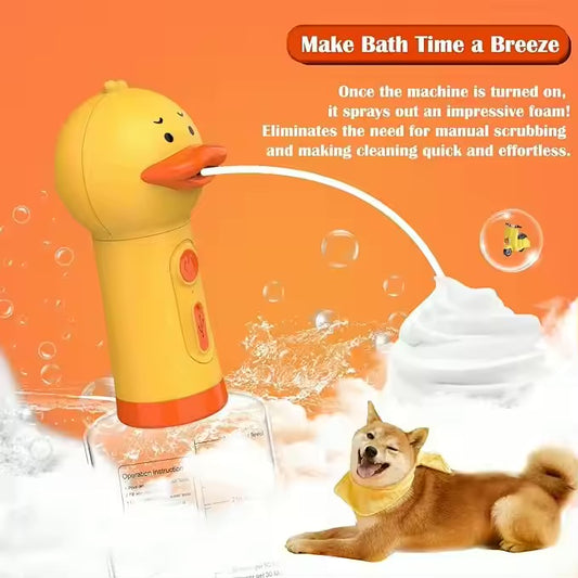 Duck bath brush