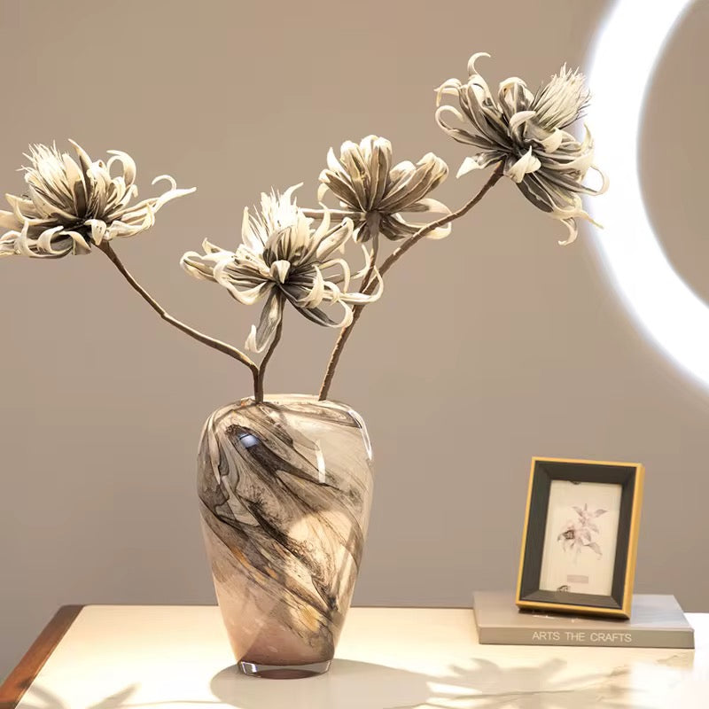 Creative Glass Vase Quicksand Stone