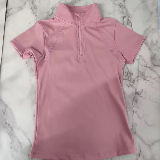 تيشيرت لركوب الخيل مع سحاب