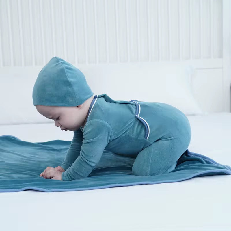 OEM & ODM for Newborn Baby Girls Boys Pajama Set Newborn Clothesبتصميم حسب الطلب من مصنع المعدات الأصلي وصانع التصاميم الأصلية بدلة نوم من الصوف للشتاء للأطفال حديثي الولادة من البنات والأولاد طقم بيجامة ملابس حديثي الولادة