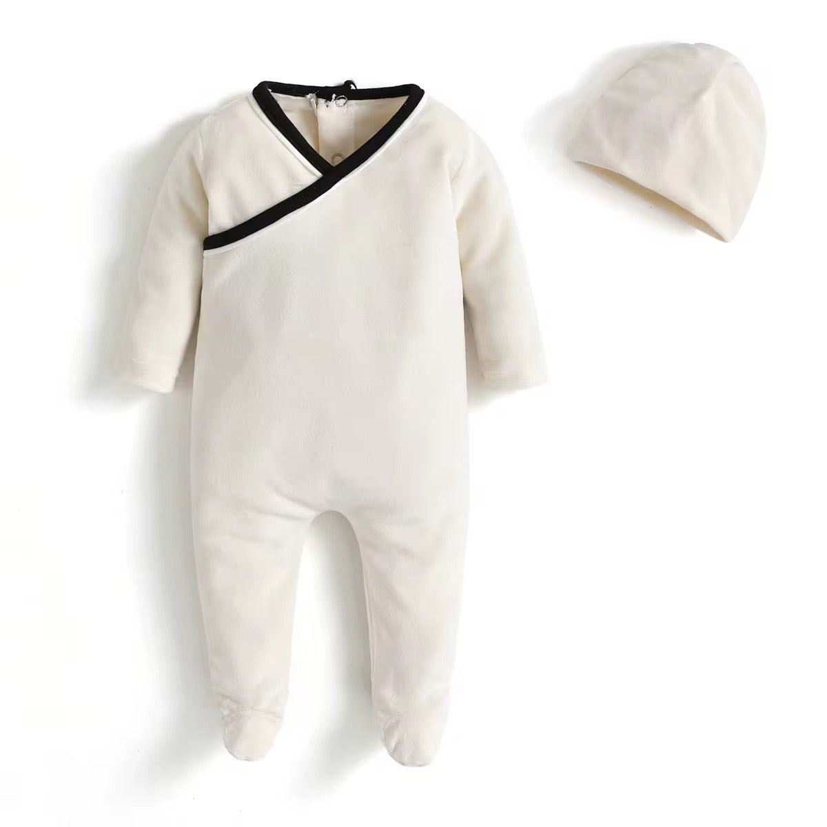 OEM & ODM for Newborn Baby Girls Boys Pajama Set Newborn Clothesبتصميم حسب الطلب من مصنع المعدات الأصلي وصانع التصاميم الأصلية بدلة نوم من الصوف للشتاء للأطفال حديثي الولادة من البنات والأولاد طقم بيجامة ملابس حديثي الولادة