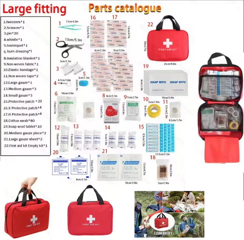 First Aid Kit for Home, Car or Work
