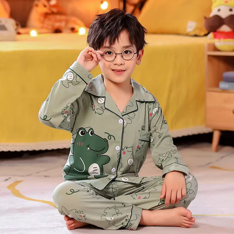Children's long-sleeved pajamas