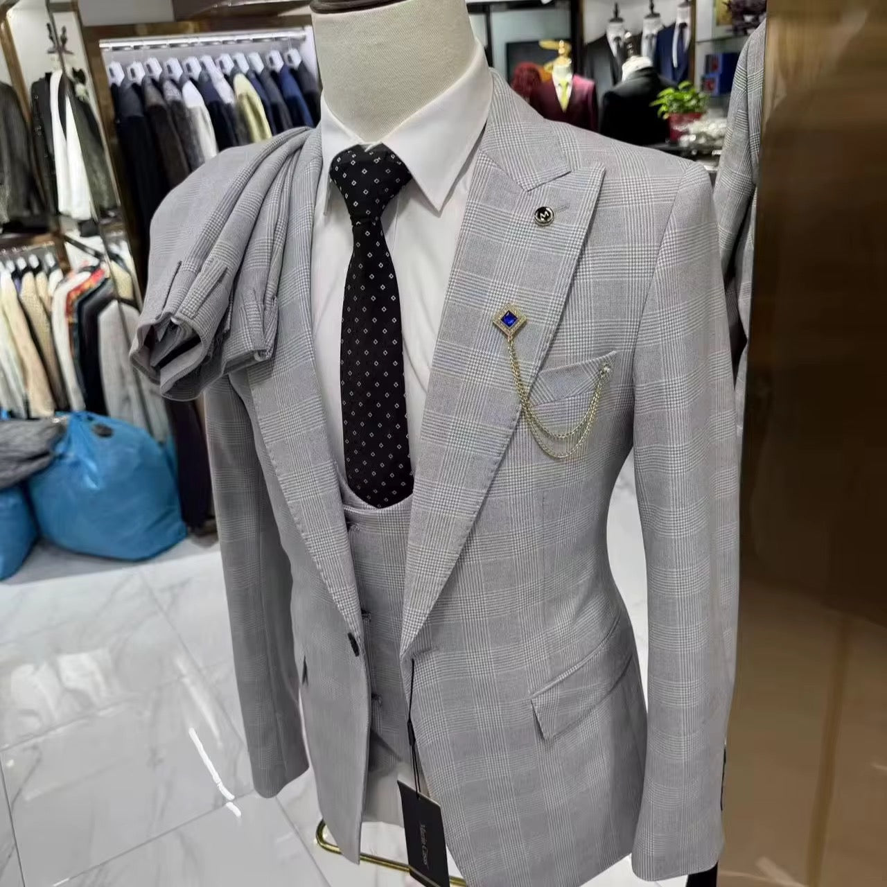 formal suit for a party