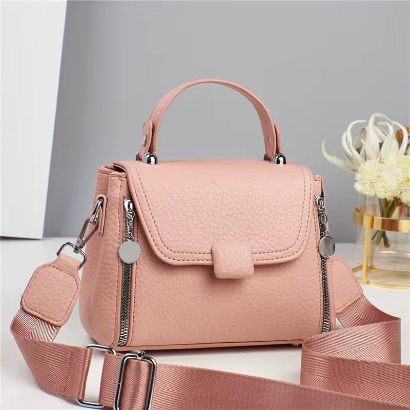 Women's faux leather handbag