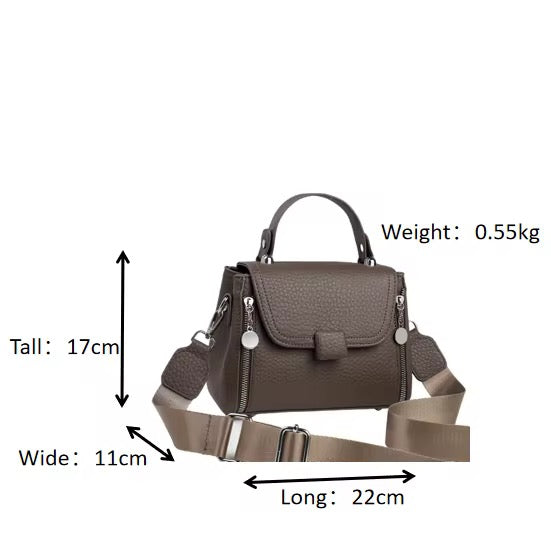 Women's faux leather handbag