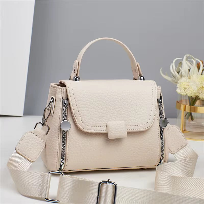 Women's faux leather handbag