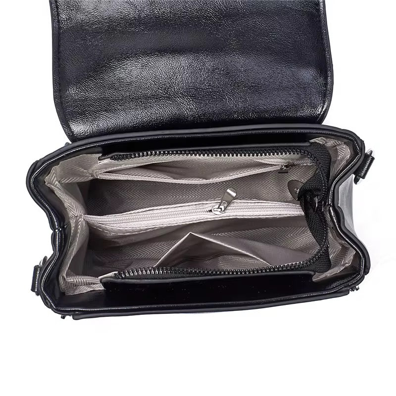 Women's faux leather handbag