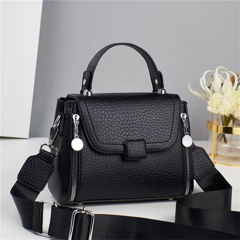 Women's faux leather handbag