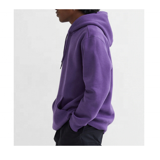 Fashionable Men Purple Color Standard Size Hoodies.. Stylish men's hoodies with the best quality and sizes