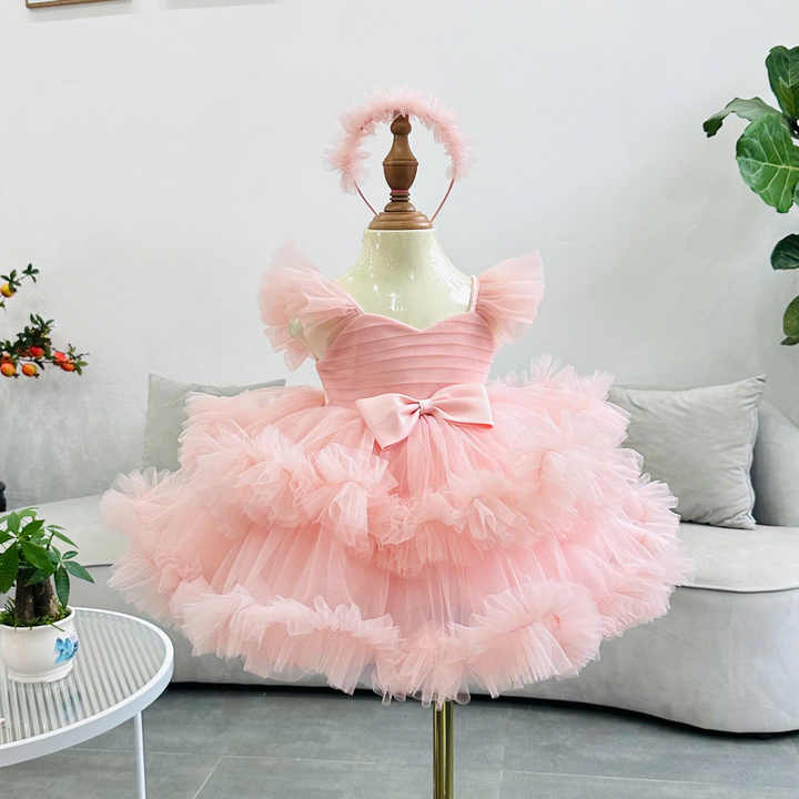 Dress Princess Dress0- فستان جنية من طبقات فستان