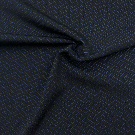 Seersucker Fabric with Wicking Anti Bacterial Finish 94% Polyester - 6%