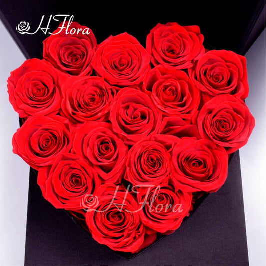 lowers Long Life Eternal Preserved Rose - Valentine's Day Gifts from HFloral, Immortal Decorative Flowers