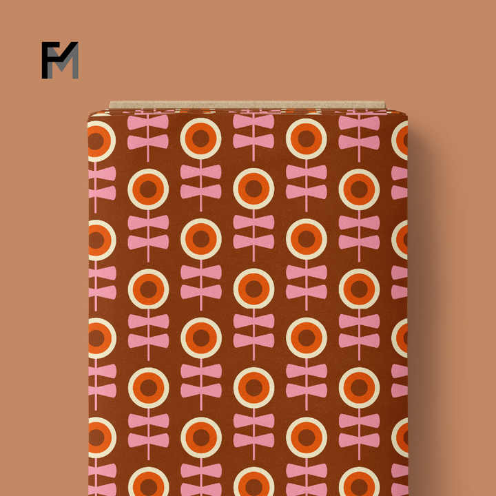 Wallpaper Style for Dress- قماش تانا ليبرتي ناعم من فاينمور ٢٠٢٥، تصميم هندسي
