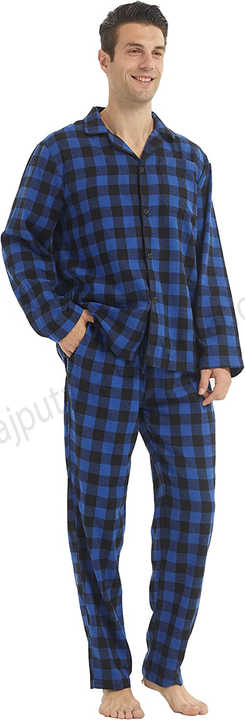 Men's 2-Piece Premium Flannel Sleepwear Set 