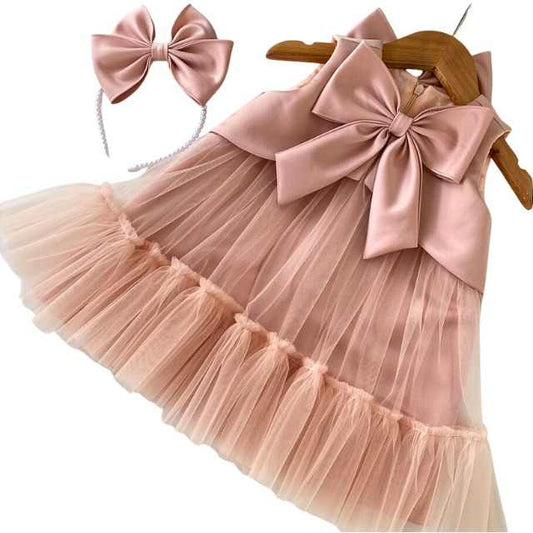فستان تنورة من التول عالي الجودة للفتيات - High Quality Tulle Skirt Dress Baby Girls