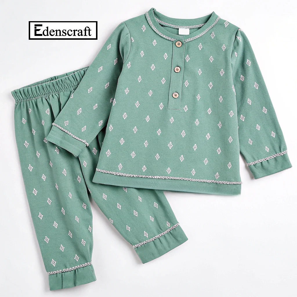 Cute cotton pajamas for girls 