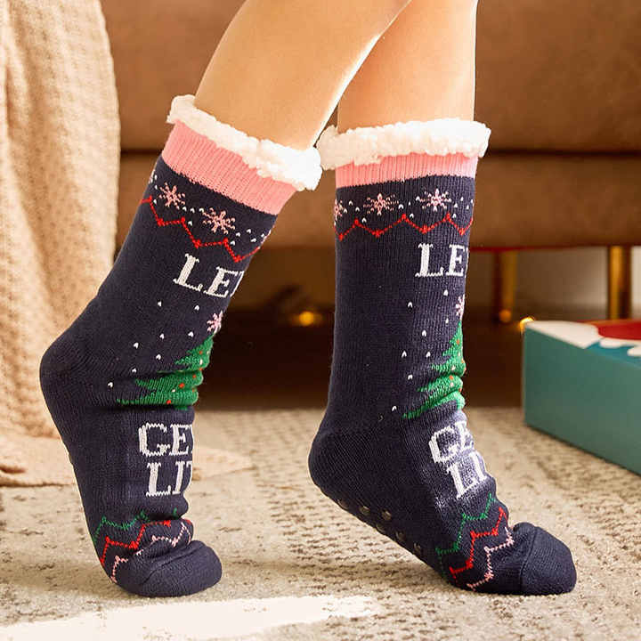 Thick velvet winter socks 
