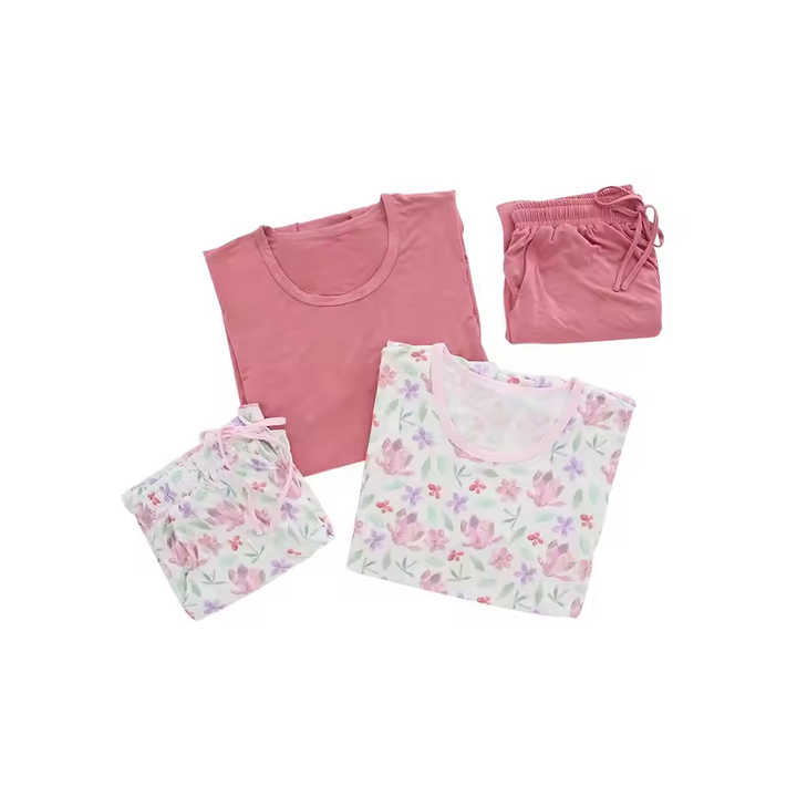Women's Cotton Sleepwear Set with Soft Long Sleeve Pajamas 