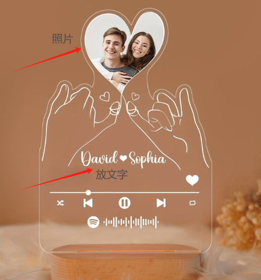 Customized Valentine's Day Gifts Night-هدايا عيد الحب المخصصة