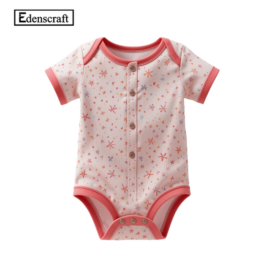 ملابس أطفال صيفية من القطن العضوي . Unisex Summer Organic Cotton
