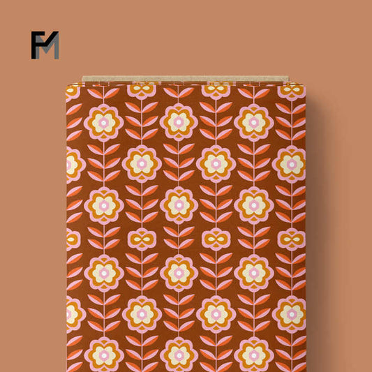 Wallpaper Style for Dress- قماش تانا ليبرتي ناعم من فاينمور ٢٠٢٥، تصميم هندسي