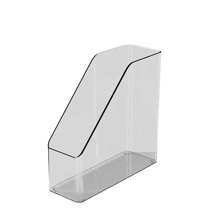 منظم مكتب بلاستيكي -Clear Plastic Desk Organizer with Handle Home Office School Work St