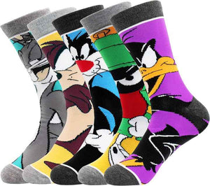 Funny Cartoon Socks for Men 