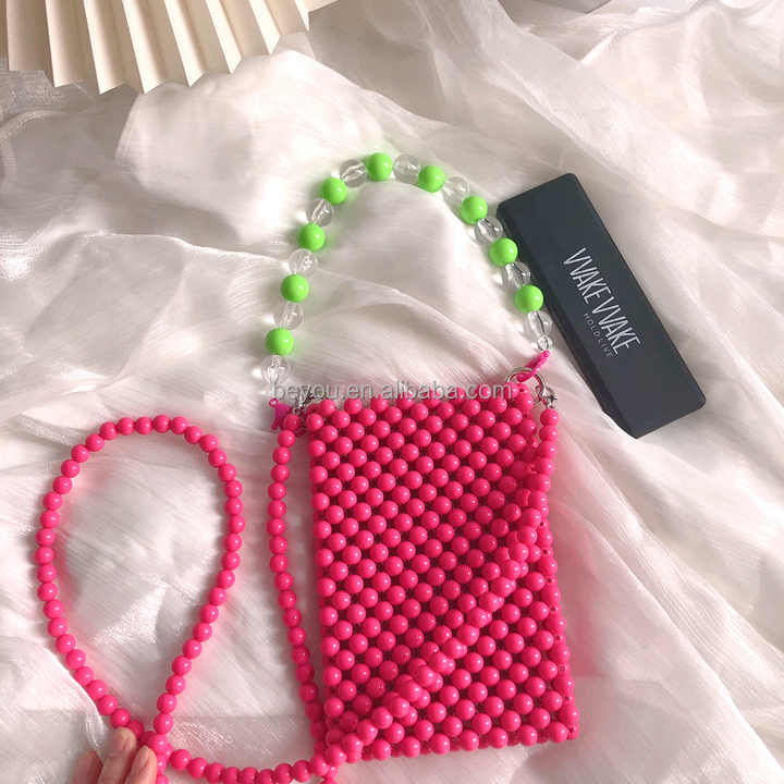 Hot Pink Green Purse One Shoulder-حقيبة يد نسائية